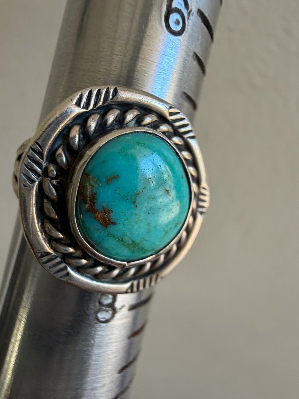 Turquoise Statement Ring in Sterling Silver - Turquoise